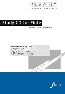 Study - CD for Flute - Sonatine 2, op.388 G - Dur