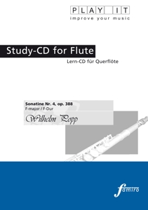 Study - CD for Flute - Sonatine 4 op.388 F - Dur