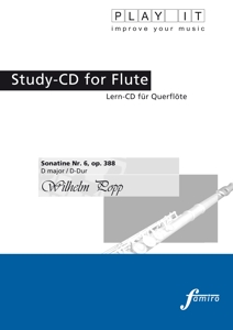 Study - CD for Flute - Sonatine 6 op.388 D - Dur
