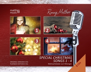 Special Christmas Songs (1-4) inkl. Karaoke CDs